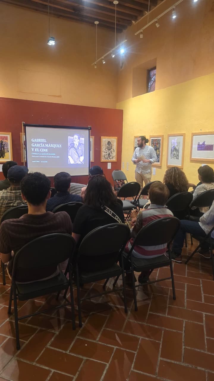 Función de La Casa en el Centro Cultural Casa del Faldón — charla sobre García Márquez y el cine