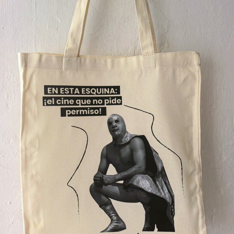 Tote bag Cinema Canino — En esta esquina, el cine que no pide permiso